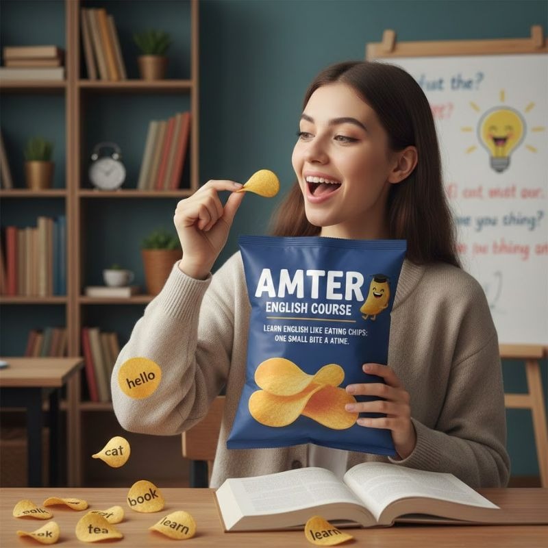 Learn English like eating chips